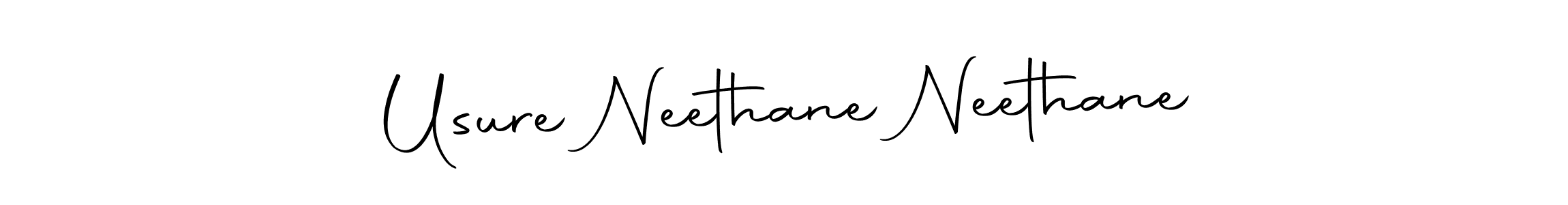 You can use this online signature creator to create a handwritten signature for the name Usure Neethane Neethane. This is the best online autograph maker. Usure Neethane Neethane signature style 10 images and pictures png
