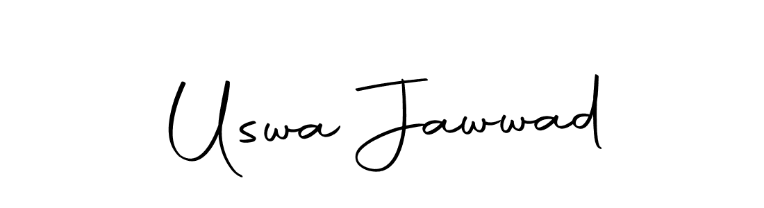 Uswa Jawwad stylish signature style. Best Handwritten Sign (Autography-DOLnW) for my name. Handwritten Signature Collection Ideas for my name Uswa Jawwad. Uswa Jawwad signature style 10 images and pictures png