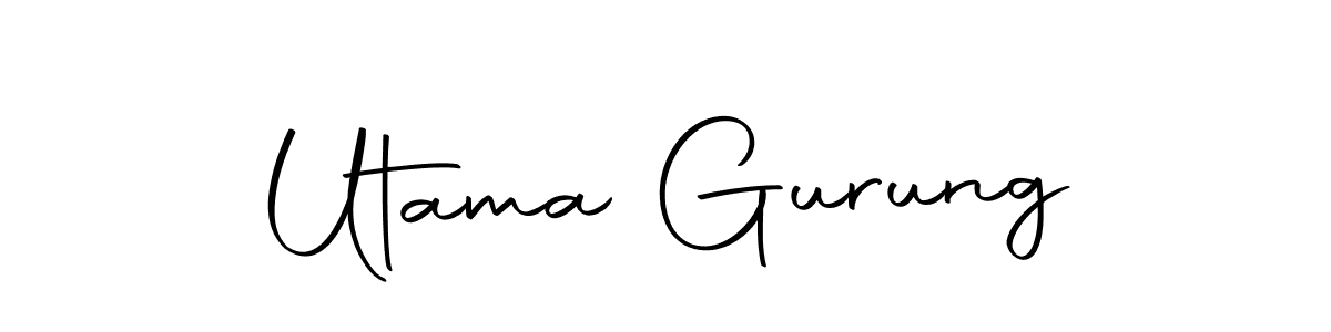 Make a short Utama Gurung signature style. Manage your documents anywhere anytime using Autography-DOLnW. Create and add eSignatures, submit forms, share and send files easily. Utama Gurung signature style 10 images and pictures png