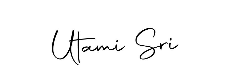 Design your own signature with our free online signature maker. With this signature software, you can create a handwritten (Autography-DOLnW) signature for name Utami Sri. Utami Sri signature style 10 images and pictures png