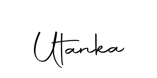 Make a beautiful signature design for name Utanka. Use this online signature maker to create a handwritten signature for free. Utanka signature style 10 images and pictures png