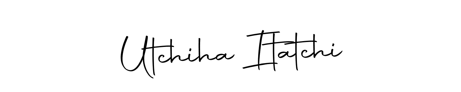 How to make Utchiha Itatchi name signature. Use Autography-DOLnW style for creating short signs online. This is the latest handwritten sign. Utchiha Itatchi signature style 10 images and pictures png