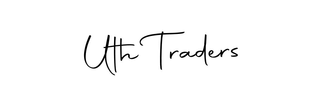 Create a beautiful signature design for name Uth Traders. With this signature (Autography-DOLnW) fonts, you can make a handwritten signature for free. Uth Traders signature style 10 images and pictures png