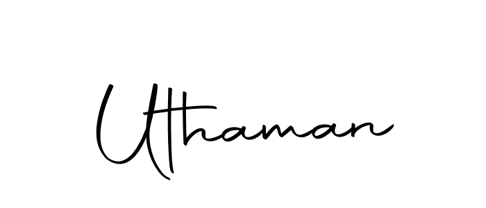 Use a signature maker to create a handwritten signature online. With this signature software, you can design (Autography-DOLnW) your own signature for name Uthaman. Uthaman signature style 10 images and pictures png
