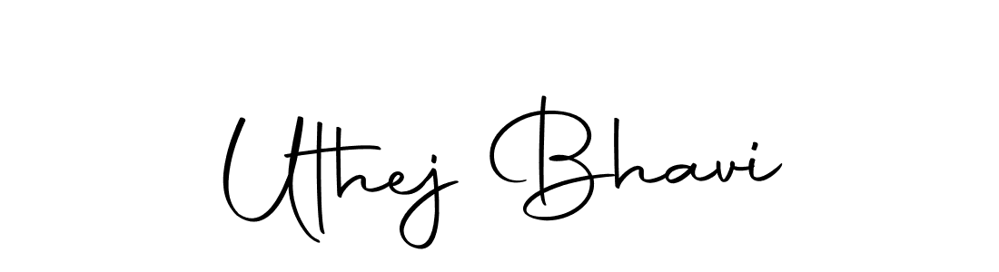 Use a signature maker to create a handwritten signature online. With this signature software, you can design (Autography-DOLnW) your own signature for name Uthej Bhavi. Uthej Bhavi signature style 10 images and pictures png