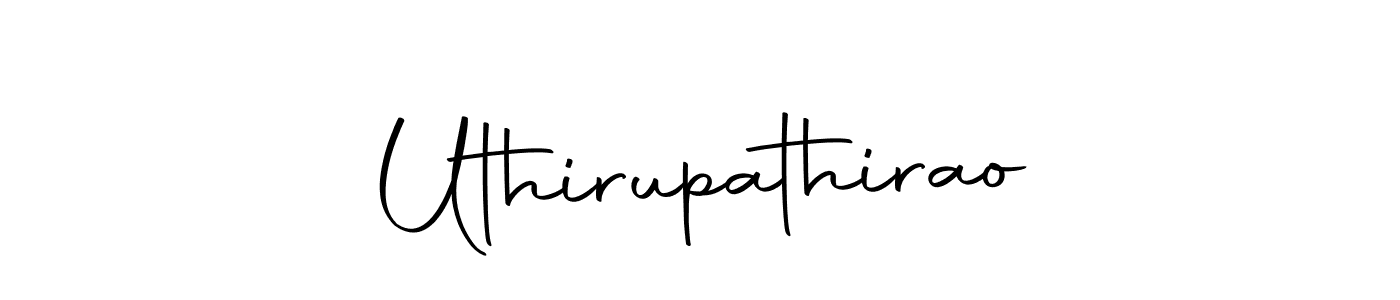 Use a signature maker to create a handwritten signature online. With this signature software, you can design (Autography-DOLnW) your own signature for name Uthirupathirao. Uthirupathirao signature style 10 images and pictures png