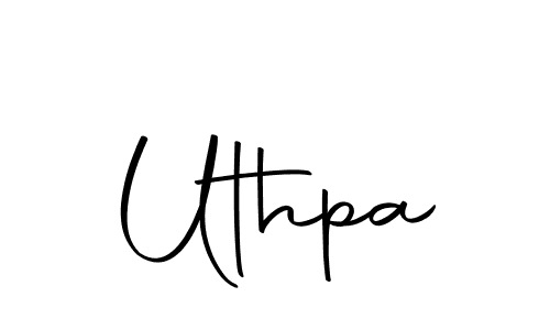 You can use this online signature creator to create a handwritten signature for the name Uthpa. This is the best online autograph maker. Uthpa signature style 10 images and pictures png