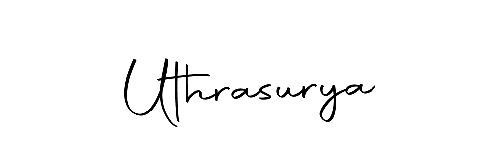 Design your own signature with our free online signature maker. With this signature software, you can create a handwritten (Autography-DOLnW) signature for name Uthrasurya. Uthrasurya signature style 10 images and pictures png