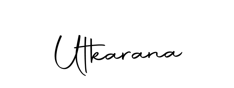You should practise on your own different ways (Autography-DOLnW) to write your name (Utkarana) in signature. don't let someone else do it for you. Utkarana signature style 10 images and pictures png