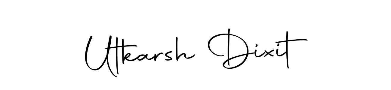 Design your own signature with our free online signature maker. With this signature software, you can create a handwritten (Autography-DOLnW) signature for name Utkarsh Dixit. Utkarsh Dixit signature style 10 images and pictures png