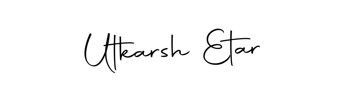 Also we have Utkarsh Etar name is the best signature style. Create professional handwritten signature collection using Autography-DOLnW autograph style. Utkarsh Etar signature style 10 images and pictures png