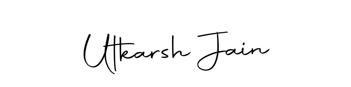 if you are searching for the best signature style for your name Utkarsh Jain. so please give up your signature search. here we have designed multiple signature styles  using Autography-DOLnW. Utkarsh Jain signature style 10 images and pictures png