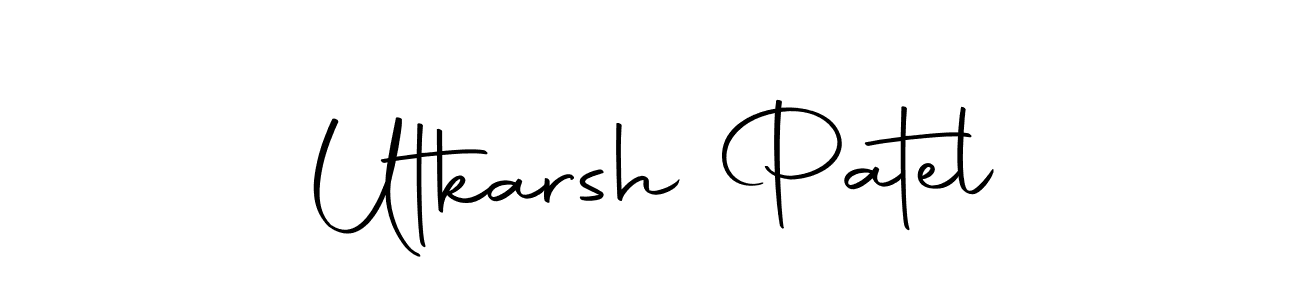 Make a beautiful signature design for name Utkarsh Patel. With this signature (Autography-DOLnW) style, you can create a handwritten signature for free. Utkarsh Patel signature style 10 images and pictures png