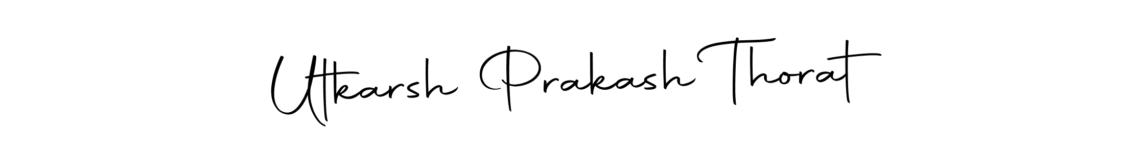 Utkarsh Prakash Thorat stylish signature style. Best Handwritten Sign (Autography-DOLnW) for my name. Handwritten Signature Collection Ideas for my name Utkarsh Prakash Thorat. Utkarsh Prakash Thorat signature style 10 images and pictures png