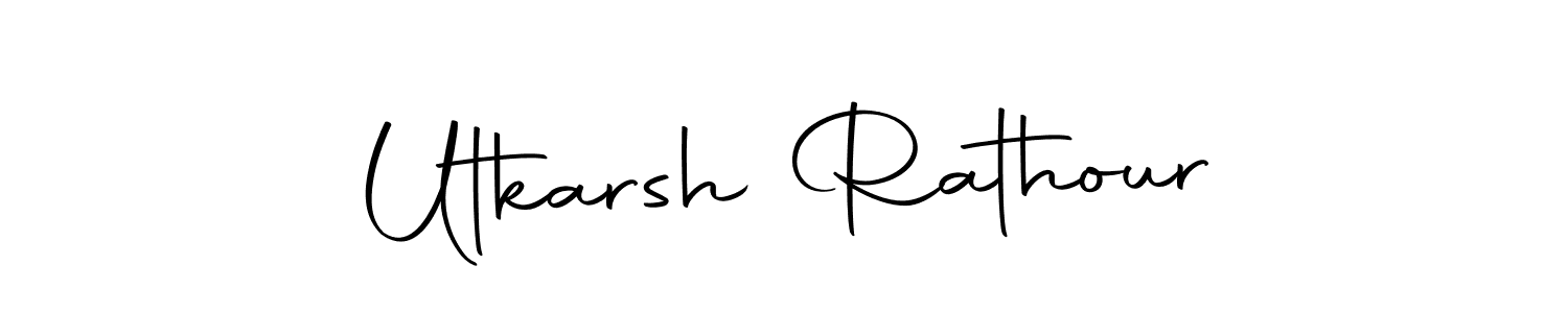 Make a beautiful signature design for name Utkarsh Rathour. With this signature (Autography-DOLnW) style, you can create a handwritten signature for free. Utkarsh Rathour signature style 10 images and pictures png