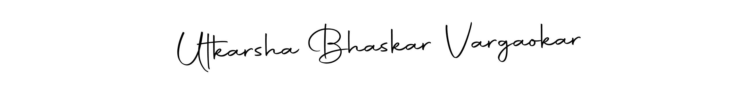 if you are searching for the best signature style for your name Utkarsha Bhaskar Vargaokar. so please give up your signature search. here we have designed multiple signature styles  using Autography-DOLnW. Utkarsha Bhaskar Vargaokar signature style 10 images and pictures png