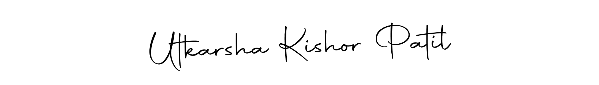 Use a signature maker to create a handwritten signature online. With this signature software, you can design (Autography-DOLnW) your own signature for name Utkarsha Kishor Patil. Utkarsha Kishor Patil signature style 10 images and pictures png