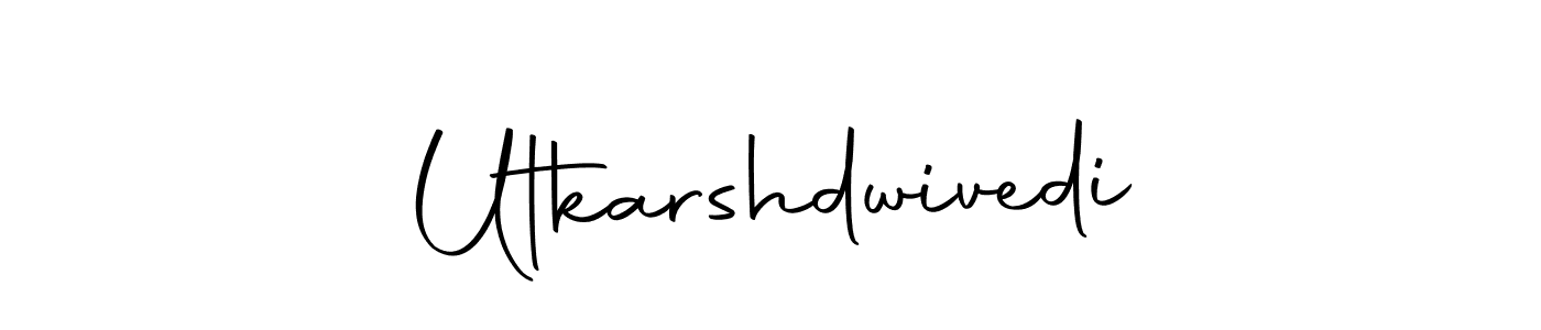 Make a beautiful signature design for name Utkarshdwivedi. Use this online signature maker to create a handwritten signature for free. Utkarshdwivedi signature style 10 images and pictures png