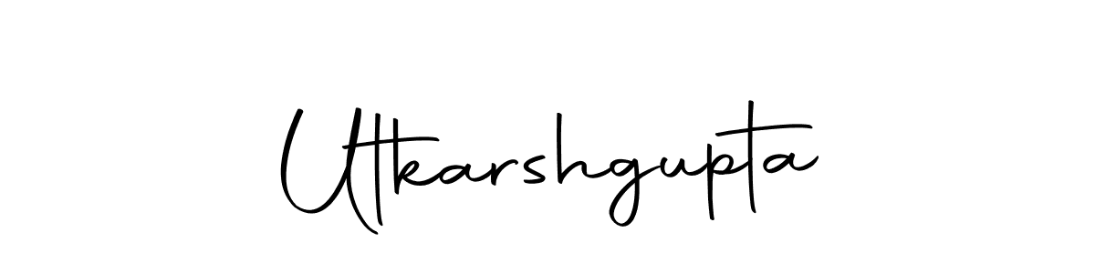 How to make Utkarshgupta name signature. Use Autography-DOLnW style for creating short signs online. This is the latest handwritten sign. Utkarshgupta signature style 10 images and pictures png