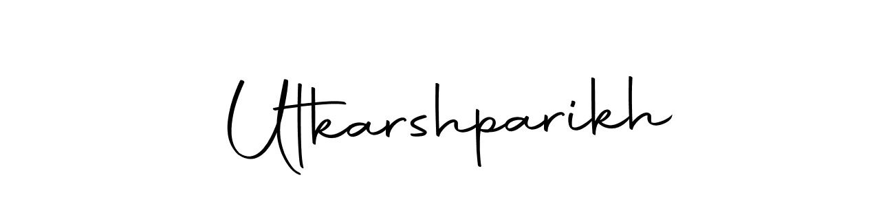 Design your own signature with our free online signature maker. With this signature software, you can create a handwritten (Autography-DOLnW) signature for name Utkarshparikh. Utkarshparikh signature style 10 images and pictures png