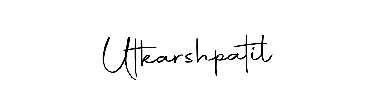 The best way (Autography-DOLnW) to make a short signature is to pick only two or three words in your name. The name Utkarshpatil include a total of six letters. For converting this name. Utkarshpatil signature style 10 images and pictures png