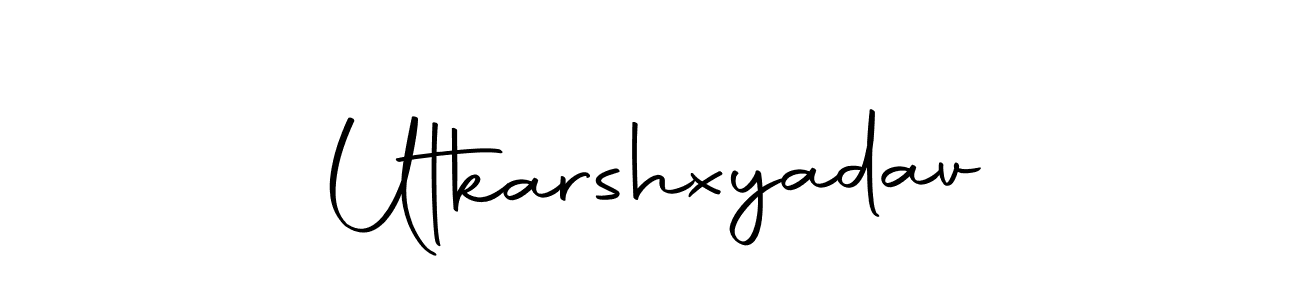 Here are the top 10 professional signature styles for the name Utkarshxyadav. These are the best autograph styles you can use for your name. Utkarshxyadav signature style 10 images and pictures png