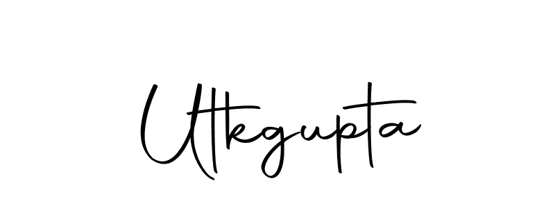 Make a beautiful signature design for name Utkgupta. Use this online signature maker to create a handwritten signature for free. Utkgupta signature style 10 images and pictures png