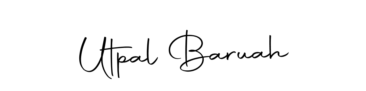 Utpal Baruah stylish signature style. Best Handwritten Sign (Autography-DOLnW) for my name. Handwritten Signature Collection Ideas for my name Utpal Baruah. Utpal Baruah signature style 10 images and pictures png