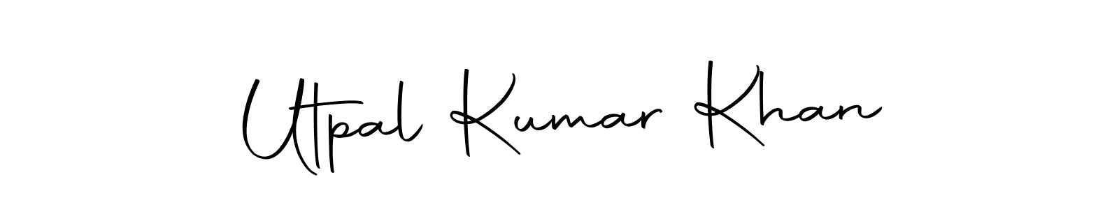 Use a signature maker to create a handwritten signature online. With this signature software, you can design (Autography-DOLnW) your own signature for name Utpal Kumar Khan. Utpal Kumar Khan signature style 10 images and pictures png