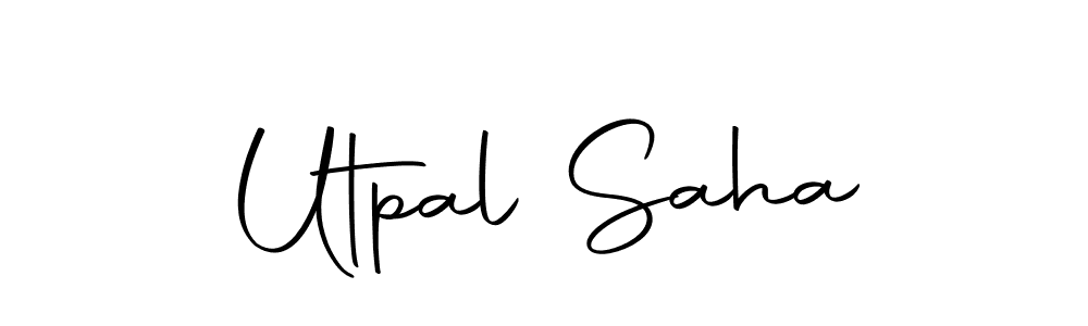How to make Utpal Saha signature? Autography-DOLnW is a professional autograph style. Create handwritten signature for Utpal Saha name. Utpal Saha signature style 10 images and pictures png