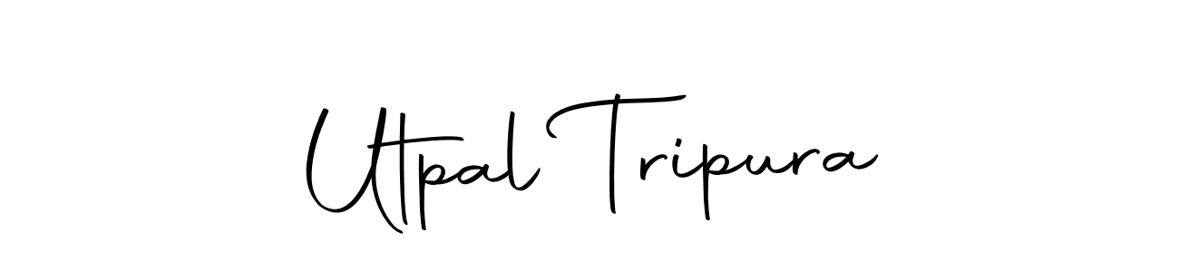 Use a signature maker to create a handwritten signature online. With this signature software, you can design (Autography-DOLnW) your own signature for name Utpal Tripura. Utpal Tripura signature style 10 images and pictures png