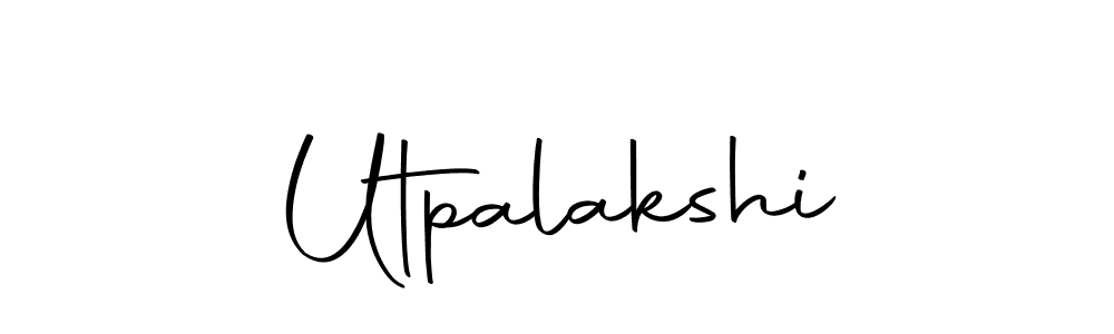 Use a signature maker to create a handwritten signature online. With this signature software, you can design (Autography-DOLnW) your own signature for name Utpalakshi. Utpalakshi signature style 10 images and pictures png