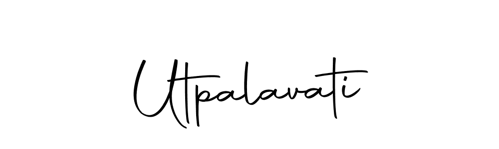 You should practise on your own different ways (Autography-DOLnW) to write your name (Utpalavati) in signature. don't let someone else do it for you. Utpalavati signature style 10 images and pictures png