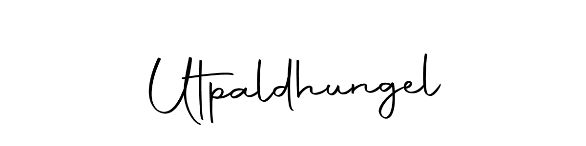 if you are searching for the best signature style for your name Utpaldhungel. so please give up your signature search. here we have designed multiple signature styles  using Autography-DOLnW. Utpaldhungel signature style 10 images and pictures png