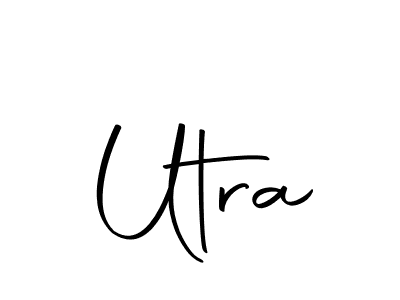 How to make Utra name signature. Use Autography-DOLnW style for creating short signs online. This is the latest handwritten sign. Utra signature style 10 images and pictures png