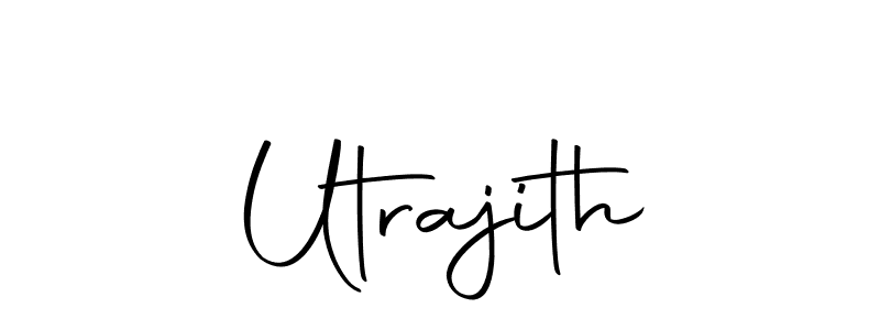 How to make Utrajith signature? Autography-DOLnW is a professional autograph style. Create handwritten signature for Utrajith name. Utrajith signature style 10 images and pictures png