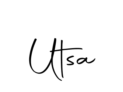 Utsa stylish signature style. Best Handwritten Sign (Autography-DOLnW) for my name. Handwritten Signature Collection Ideas for my name Utsa. Utsa signature style 10 images and pictures png