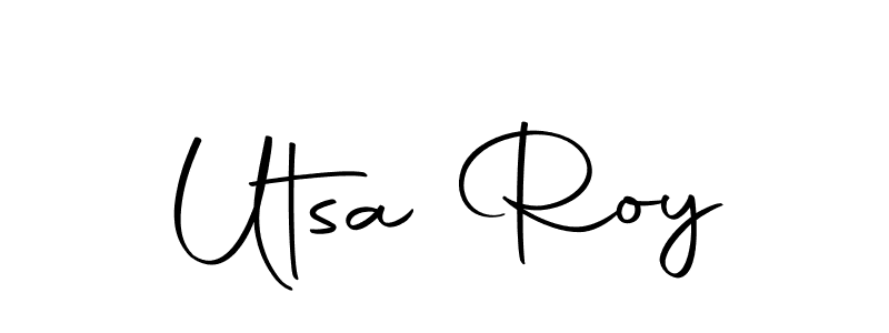 You can use this online signature creator to create a handwritten signature for the name Utsa Roy. This is the best online autograph maker. Utsa Roy signature style 10 images and pictures png