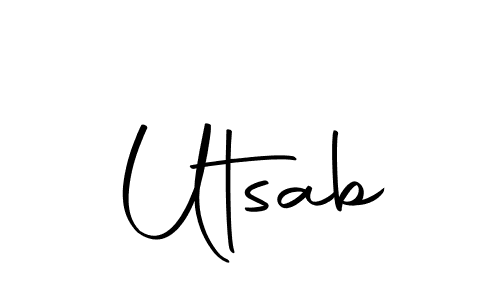Once you've used our free online signature maker to create your best signature Autography-DOLnW style, it's time to enjoy all of the benefits that Utsab name signing documents. Utsab signature style 10 images and pictures png