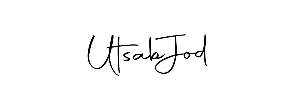 Make a beautiful signature design for name Utsab  Jod. With this signature (Autography-DOLnW) style, you can create a handwritten signature for free. Utsab  Jod signature style 10 images and pictures png