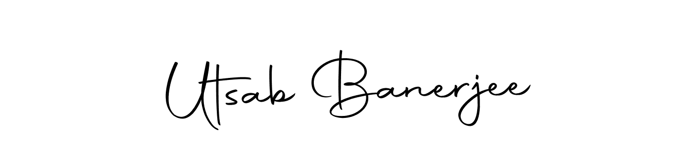 You can use this online signature creator to create a handwritten signature for the name Utsab Banerjee. This is the best online autograph maker. Utsab Banerjee signature style 10 images and pictures png