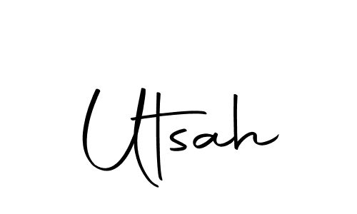 Here are the top 10 professional signature styles for the name Utsah. These are the best autograph styles you can use for your name. Utsah signature style 10 images and pictures png