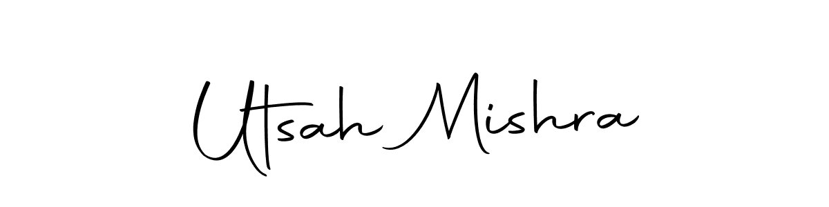 Design your own signature with our free online signature maker. With this signature software, you can create a handwritten (Autography-DOLnW) signature for name Utsah Mishra. Utsah Mishra signature style 10 images and pictures png