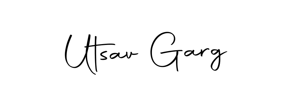 Make a beautiful signature design for name Utsav Garg. With this signature (Autography-DOLnW) style, you can create a handwritten signature for free. Utsav Garg signature style 10 images and pictures png