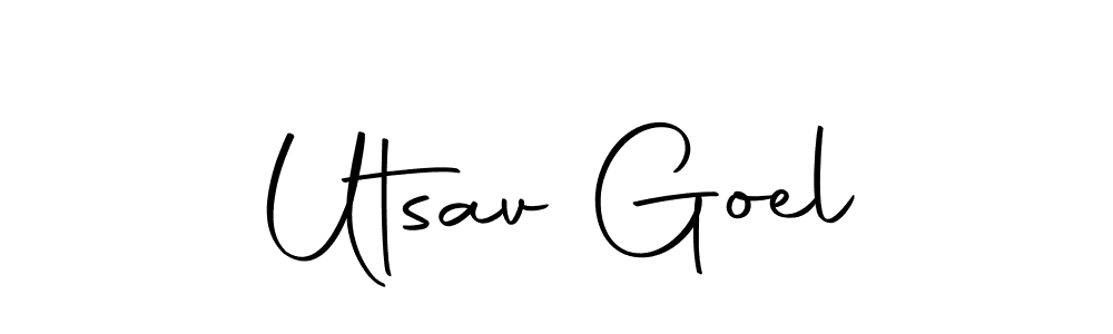 Utsav Goel stylish signature style. Best Handwritten Sign (Autography-DOLnW) for my name. Handwritten Signature Collection Ideas for my name Utsav Goel. Utsav Goel signature style 10 images and pictures png