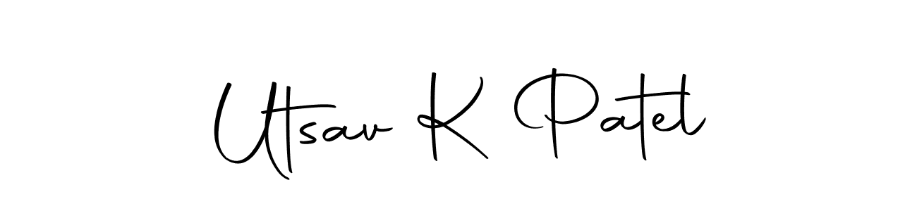 if you are searching for the best signature style for your name Utsav K Patel. so please give up your signature search. here we have designed multiple signature styles  using Autography-DOLnW. Utsav K Patel signature style 10 images and pictures png