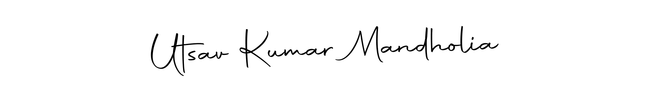 Check out images of Autograph of Utsav Kumar Mandholia name. Actor Utsav Kumar Mandholia Signature Style. Autography-DOLnW is a professional sign style online. Utsav Kumar Mandholia signature style 10 images and pictures png