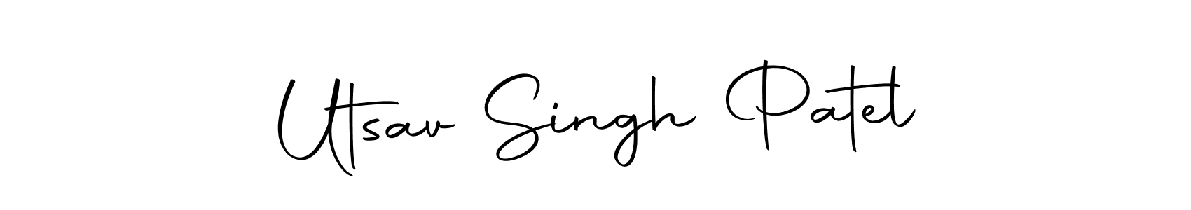 The best way (Autography-DOLnW) to make a short signature is to pick only two or three words in your name. The name Utsav Singh Patel include a total of six letters. For converting this name. Utsav Singh Patel signature style 10 images and pictures png