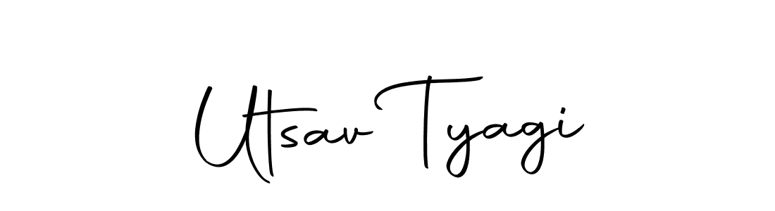 Make a beautiful signature design for name Utsav Tyagi. Use this online signature maker to create a handwritten signature for free. Utsav Tyagi signature style 10 images and pictures png