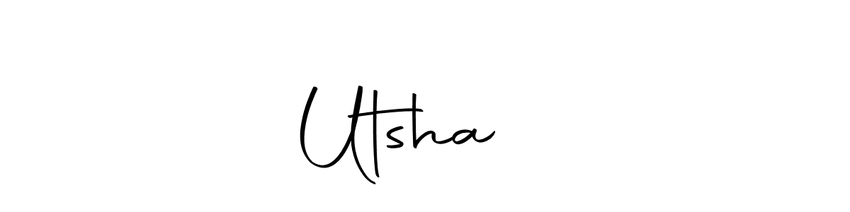 Make a beautiful signature design for name Utsha ❤️. With this signature (Autography-DOLnW) style, you can create a handwritten signature for free. Utsha ❤️ signature style 10 images and pictures png